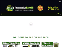 Tablet Screenshot of progressive-growth.com